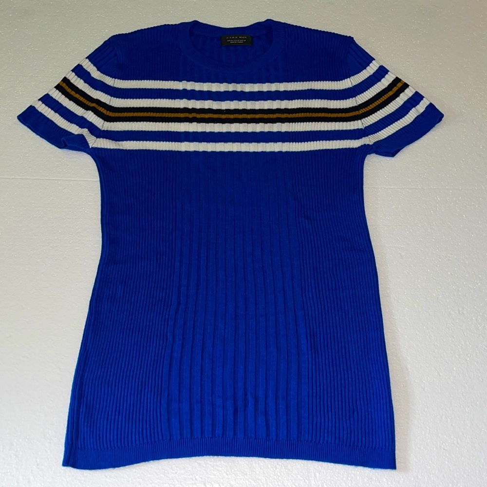 Zara Man short sleeve Knit Shirt